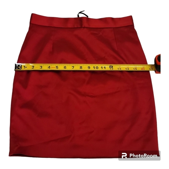 DOLCE & GABBANA RED MINI SKIRT SIZE 40 US Size 4 - Picture 5 of 15